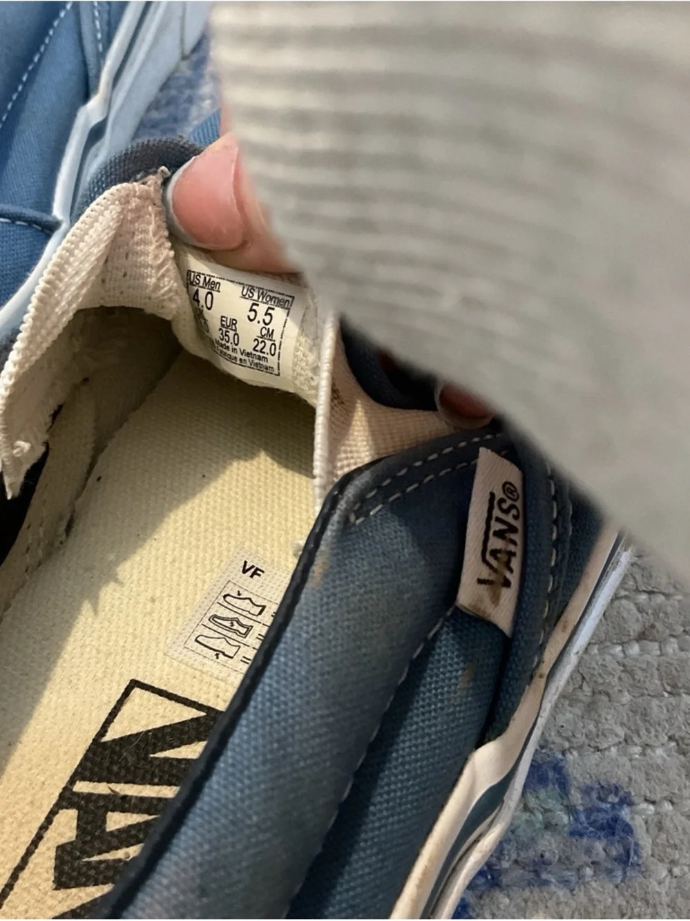 Vans classic slip